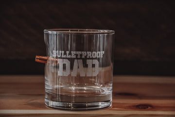BenShot Bulletproof Dad Rock Glass